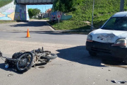 Joven sufrió una grave lesión tras un choque en Crespo y fue trasladado a Paraná