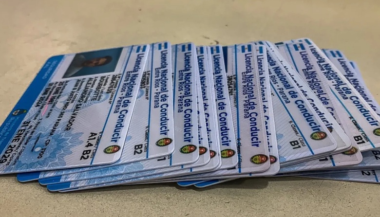 Rige desde este lunes el trámite digital para renovar la licencia de conducir en Entre Ríos