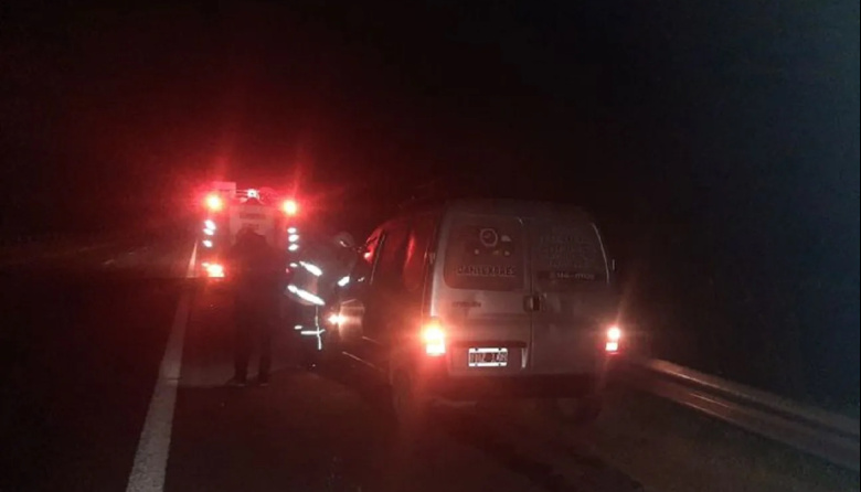 Entre Ríos: conductor de una camioneta chocó contra una vaca suelta en plena ruta