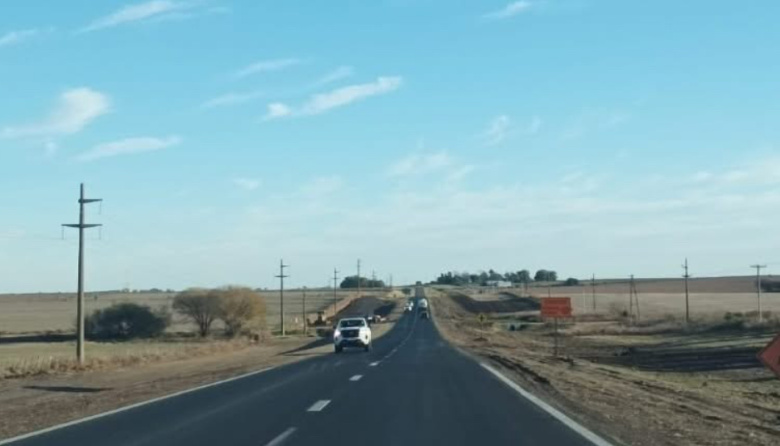 Avanzan los trabajos en la Ruta Nacional Nº 12, tramo Galarza–Crespo