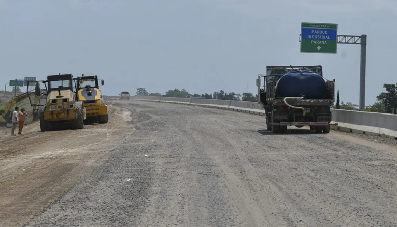 Comenzaron los trabajos para reactivar la obra de la ruta nacional 12 en Paraná