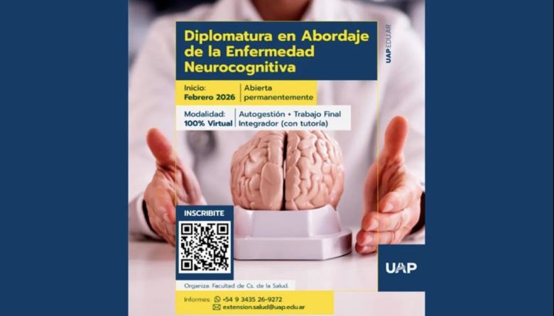 La UAP lanza una Diplomatura en Abordaje de la Enfermedad Neurocognitiva