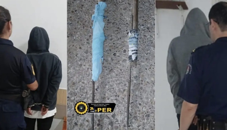 Violento San Valentín: una pareja amenazaba con lanzas a los transeúntes