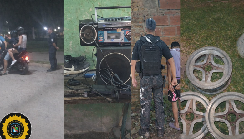 Diamante: recuperan elementos robados, realizan allanamiento con detención y refuerzan operativos rurales