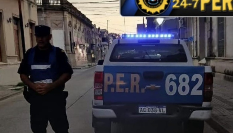 Operativos policiales y allanamiento con detención en Diamante