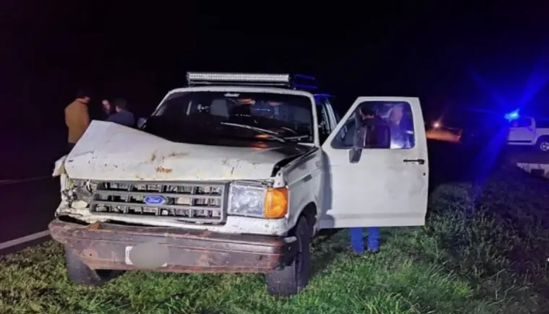 Joven que viajaba en moto perdió la vida al ser chocada de atrás por una camioneta en la ruta 12