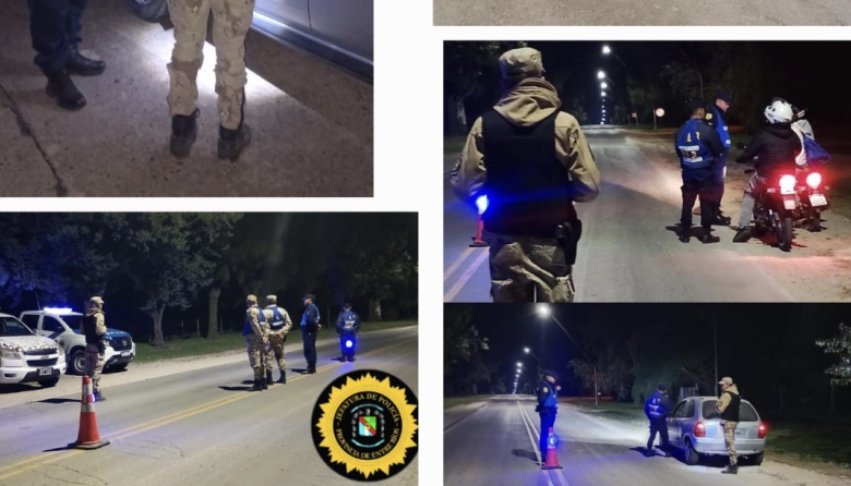 Parte policial del fin de semana en Diamante: accidentes, controles y operativos preventivos