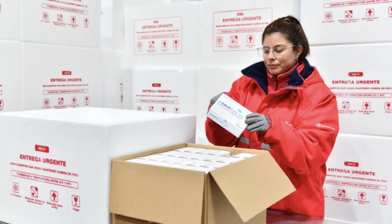 Enviaron dosis adicionales de vacuna antigripal a todas las provincias