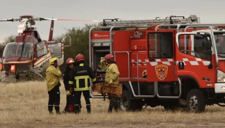 Tragedia en San Juan: siete muertos tras la caída de un helicóptero que iba a La Rioja a combatir incendios forestales