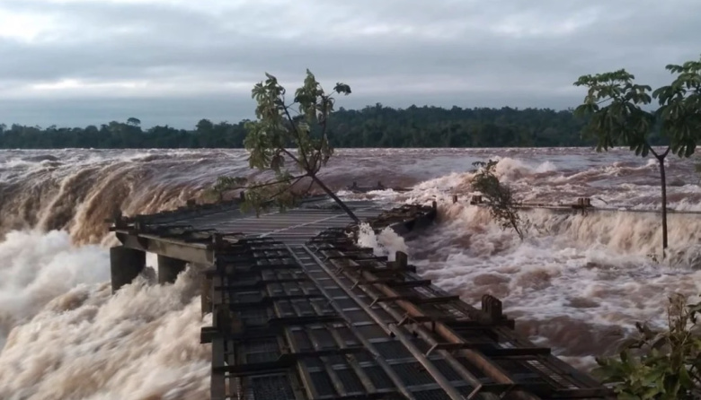 Desde agosto cierran el acceso a la Garganta del Diablo por la crecida del río