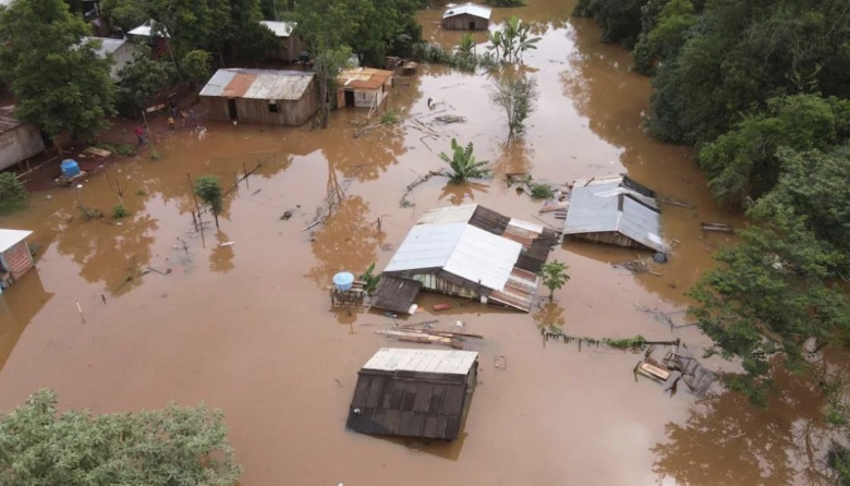 Misiones bajo el agua: hay 154 evacuados y 124 viviendas afectadas por las inundaciones