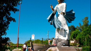 Desbarrancamiento en Diamante: confirman que evalúan reubicar al Cristo Pescador