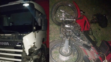 Revelaron datos del motociclista y el camionero que protagonizaron el choque fatal en la ruta 11