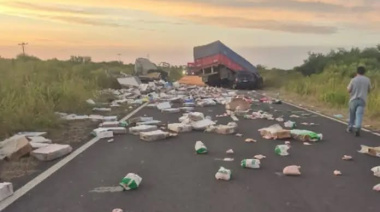 Murió un camionero en un choque múltiple en Entre Ríos