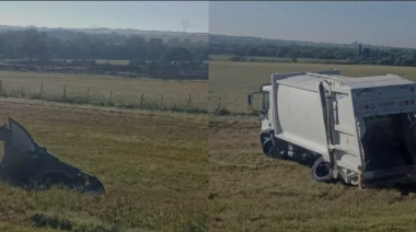 Fatal accidente en Ruta 12: murió el conductor de un auto tras chocar con un camión recolector de residuos de Hernandarias