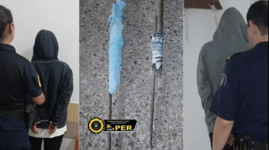 Violento San Valentín: una pareja amenazaba con lanzas a los transeúntes