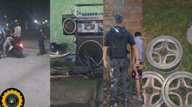 Diamante: recuperan elementos robados, realizan allanamiento con detención y refuerzan operativos rurales