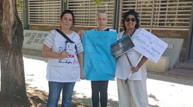 "Salarios dignos ya", el reclamo docente que marcó presencia en el centro de Crespo