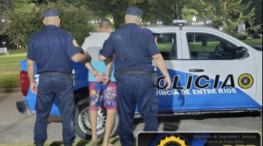 Dos detenidos en procedimientos policiales realizados en Diamante y Ramírez