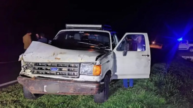 Joven que viajaba en moto perdió la vida al ser chocada de atrás por una camioneta en la ruta 12