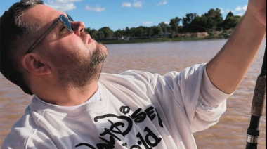 Darío Barassi en Paraná: descanso familiar, río y gastronomía