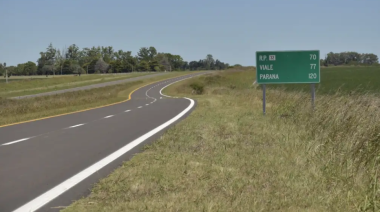 Frigerio celebró la habilitación de un tramo de la Autovía 18: “Pronto va a estar terminada”