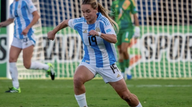 Agostina Holzheier entrena con la Selección Argentina