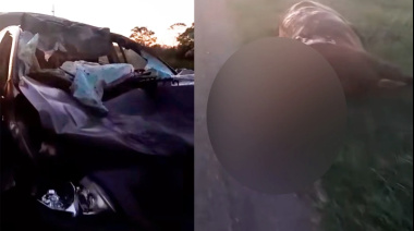 Cinco heridos leves tras chocar contra un caballo cuando viajaban hacia Libertador San Martín