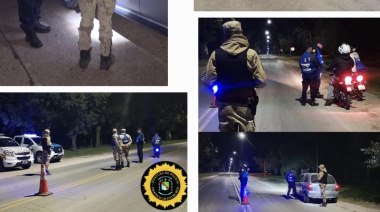 Parte policial del fin de semana en Diamante: accidentes, controles y operativos preventivos