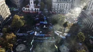 La Marcha Federal Universitaria convocó a una multitud en Buenos Aires