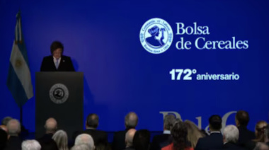 Javier Milei anunció una baja en las retenciones para el trigo, la cebada y la soja