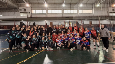 Se realizó un exitoso torneo de maxi vóley femenino en Libertador San Martín