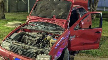 Crespo: le robaron el auto en plena madrugada y el delincuente lo chocó a las pocas cuadras