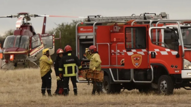 Tragedia en San Juan: siete muertos tras la caída de un helicóptero que iba a La Rioja a combatir incendios forestales