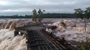 Desde agosto cierran el acceso a la Garganta del Diablo por la crecida del río