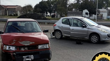 Siniestro vial en el acceso a General Ramírez: no hubo personas lesionadas