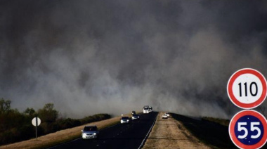 UN INCENDIO AFECTÓ UNAS 100 HECTÁREAS EN LA RUTA 174