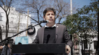 Se lanzó Axel Kicillof para el 2027: “Estamos trabajando para ganarle a Milei”