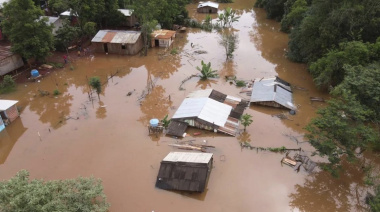Misiones bajo el agua: hay 154 evacuados y 124 viviendas afectadas por las inundaciones