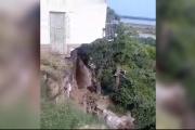 Vecinos en alerta por desbarrancamientos en Diamante