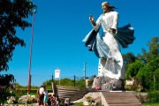 Desbarrancamiento en Diamante: confirman que evalúan reubicar al Cristo Pescador