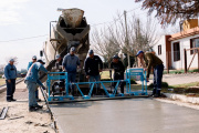 Libertador San Martín incorporó nueva maquinaria para mejorar las obras de pavimentación