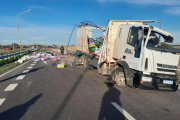 Tragedia en Ruta 18: murieron dos camioneros tras un choque frontal