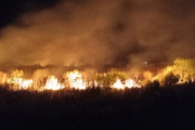 Incendio forestal de gran magnitud en la Reserva Natural Tierra Chaná