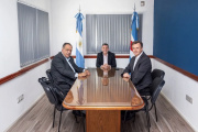 El Mag. Rizzo y el Mag. Marí se encontraron con autoridades de universidades entrerrianas y del gobierno provincial