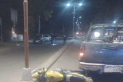 Motociclista sufrió lesiones al chocar contra una camioneta en Valle María
