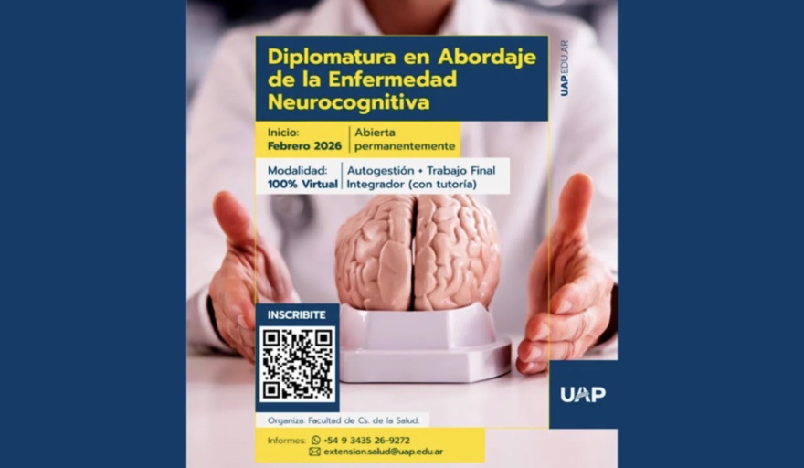 La UAP lanza una Diplomatura en Abordaje de la Enfermedad Neurocognitiva